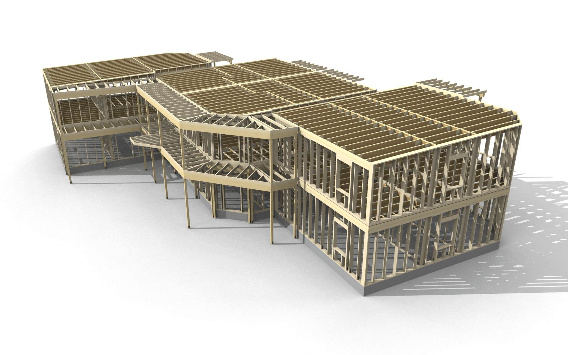 wood frame construction drawing