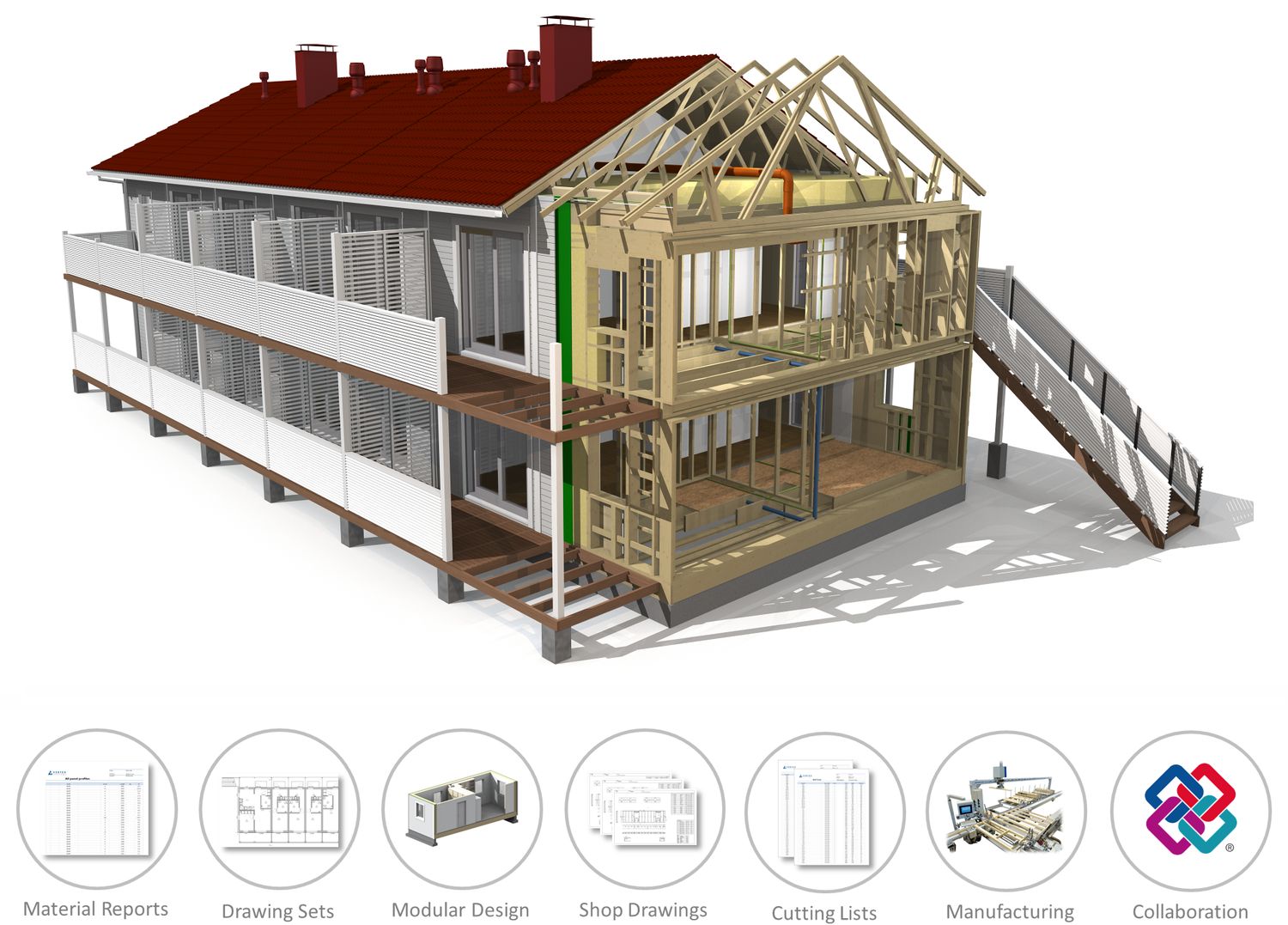 Prefabricated and Modular Construction Vertex BD Software