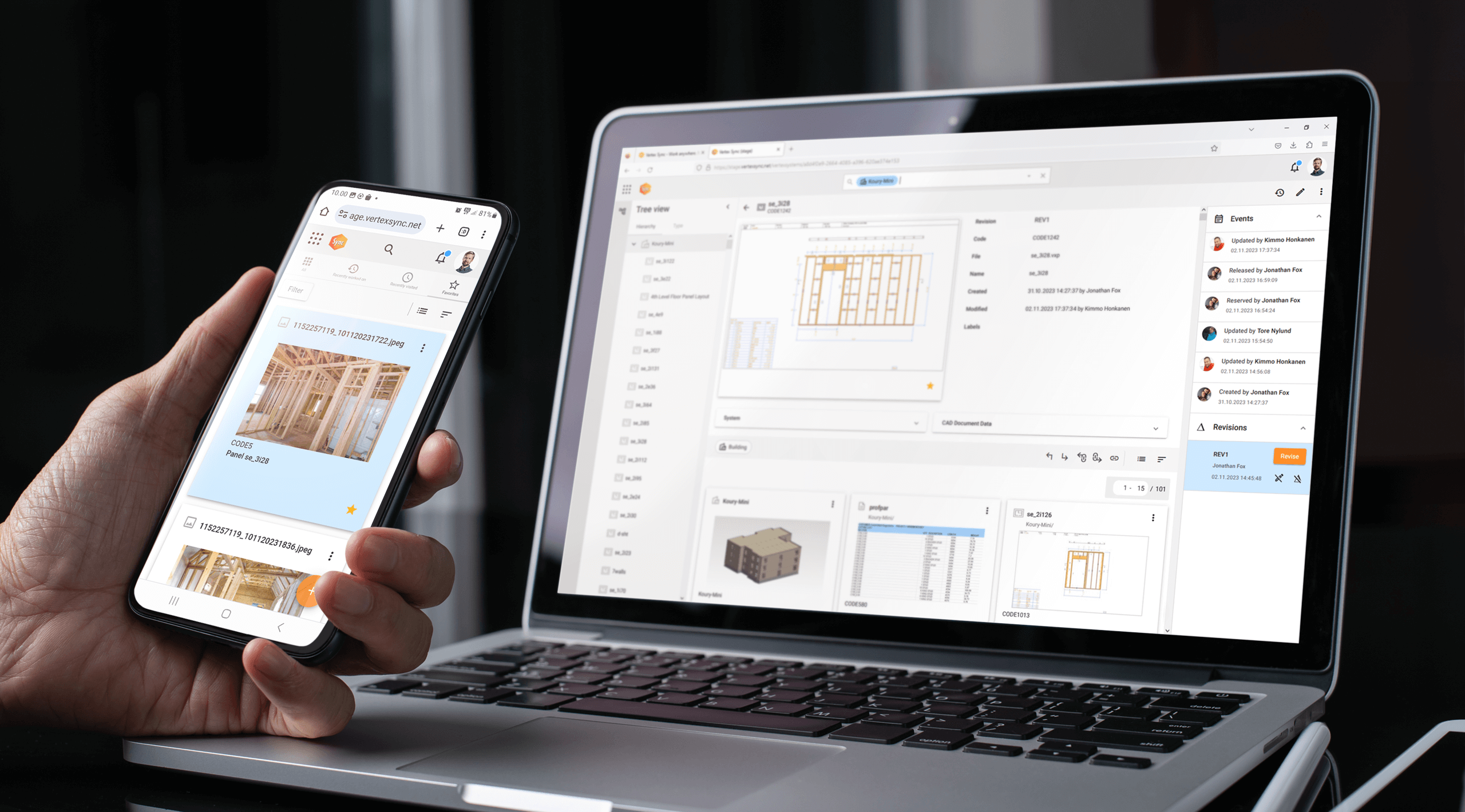 Vertex Sync Cloud Storage