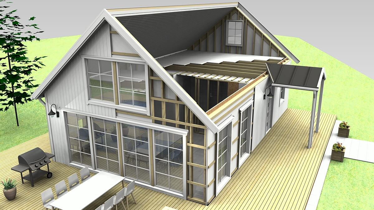 Vertex BD timber framed house